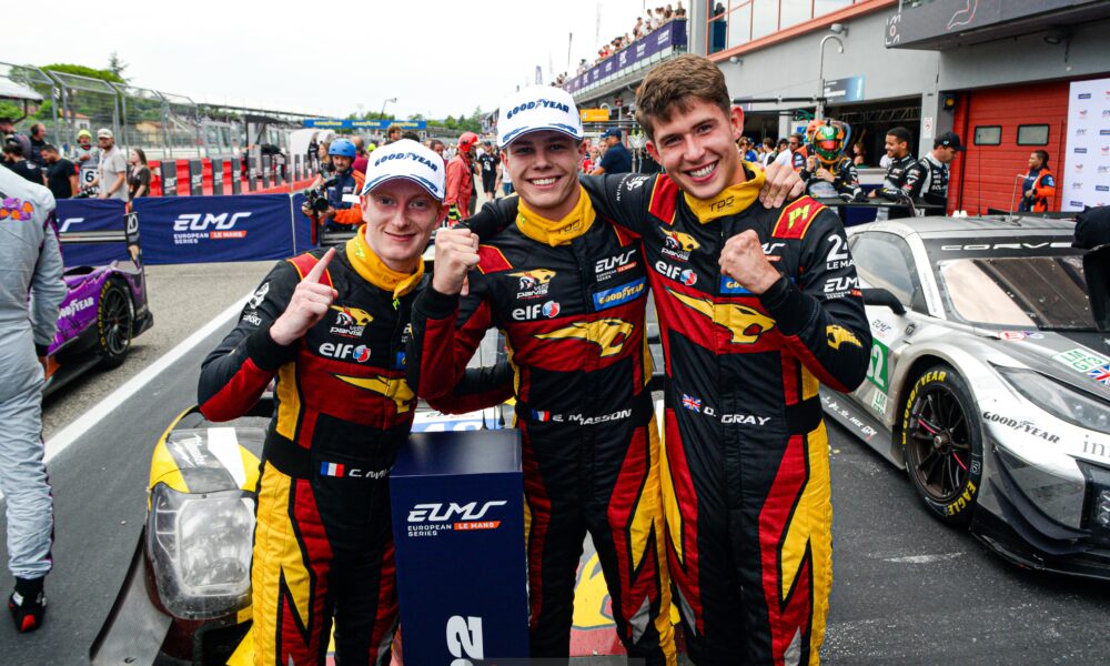L'equipaggio di Panis Racing, vincitore della 4H di Imola 2025 dell'ELMS