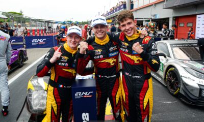 L'equipaggio di Panis Racing, vincitore della 4H di Imola 2025 dell'ELMS
