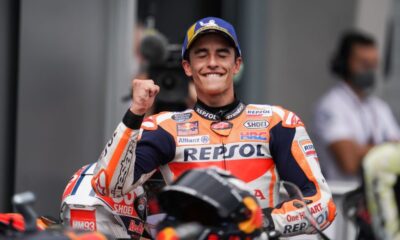 Marc Marquez al parco chiuso dopo il Sachsenring 2021