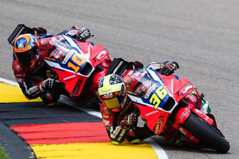Mir e Marini in pista insieme al Sachsenring