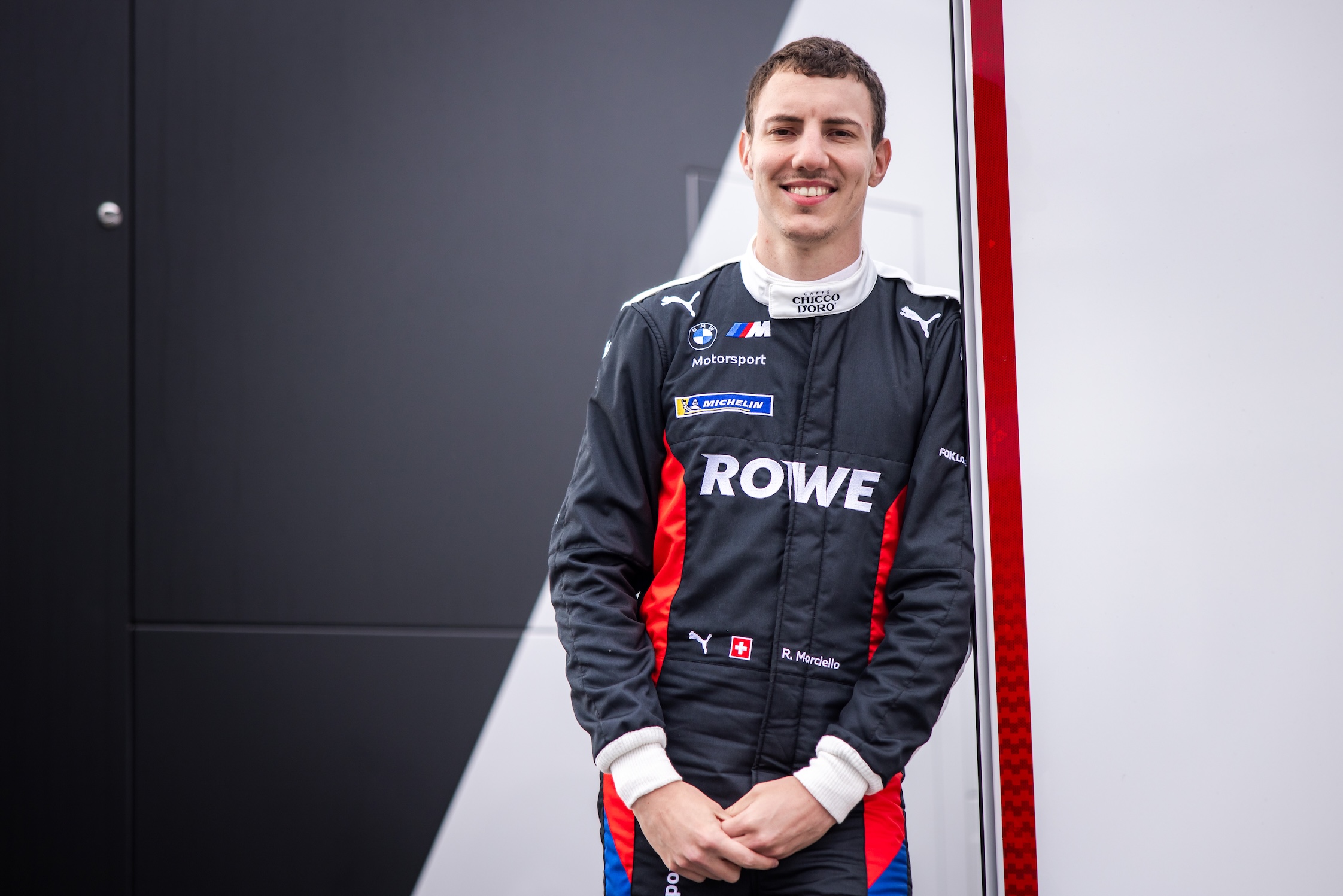 Raffaele Marciello in tuta BMW (© BMW)