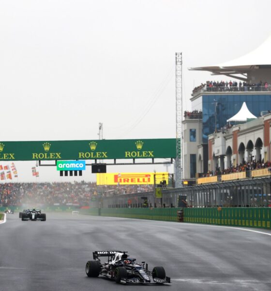 Un'immagine di Yuki Tsunoda all'Istanbul Park durante il GP di Formula 1 del 2021