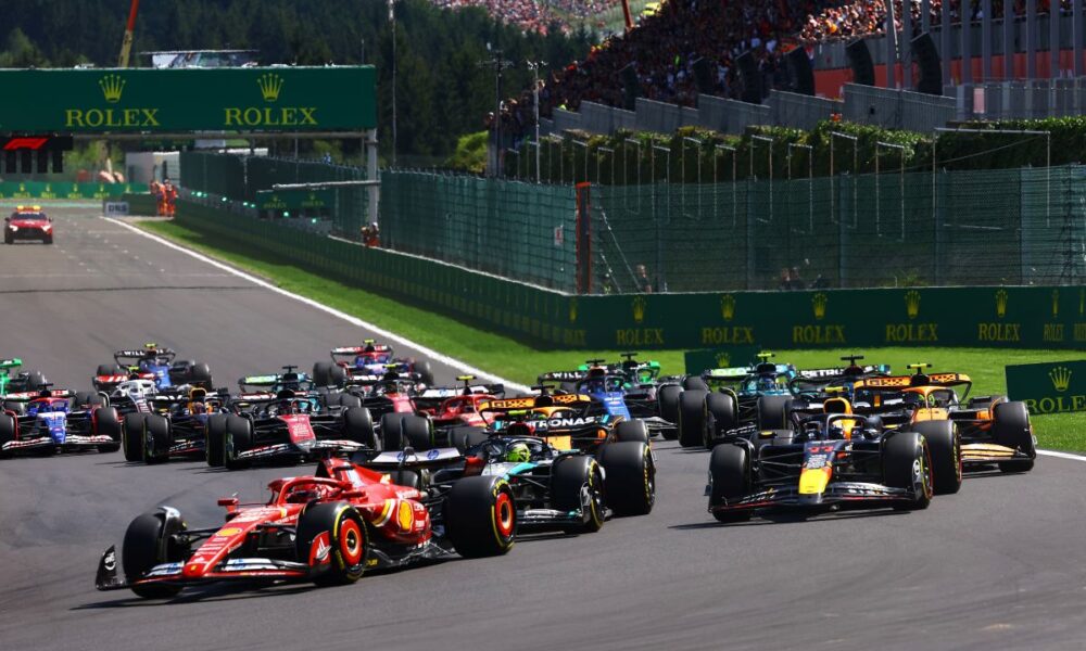 La partenza del GP del Belgio del 2019