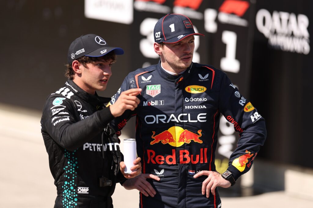 Kimi Antonelli e Max Verstappen, la possibile coppia Mercedes dal 2026 (© Red Bull Content Pool)