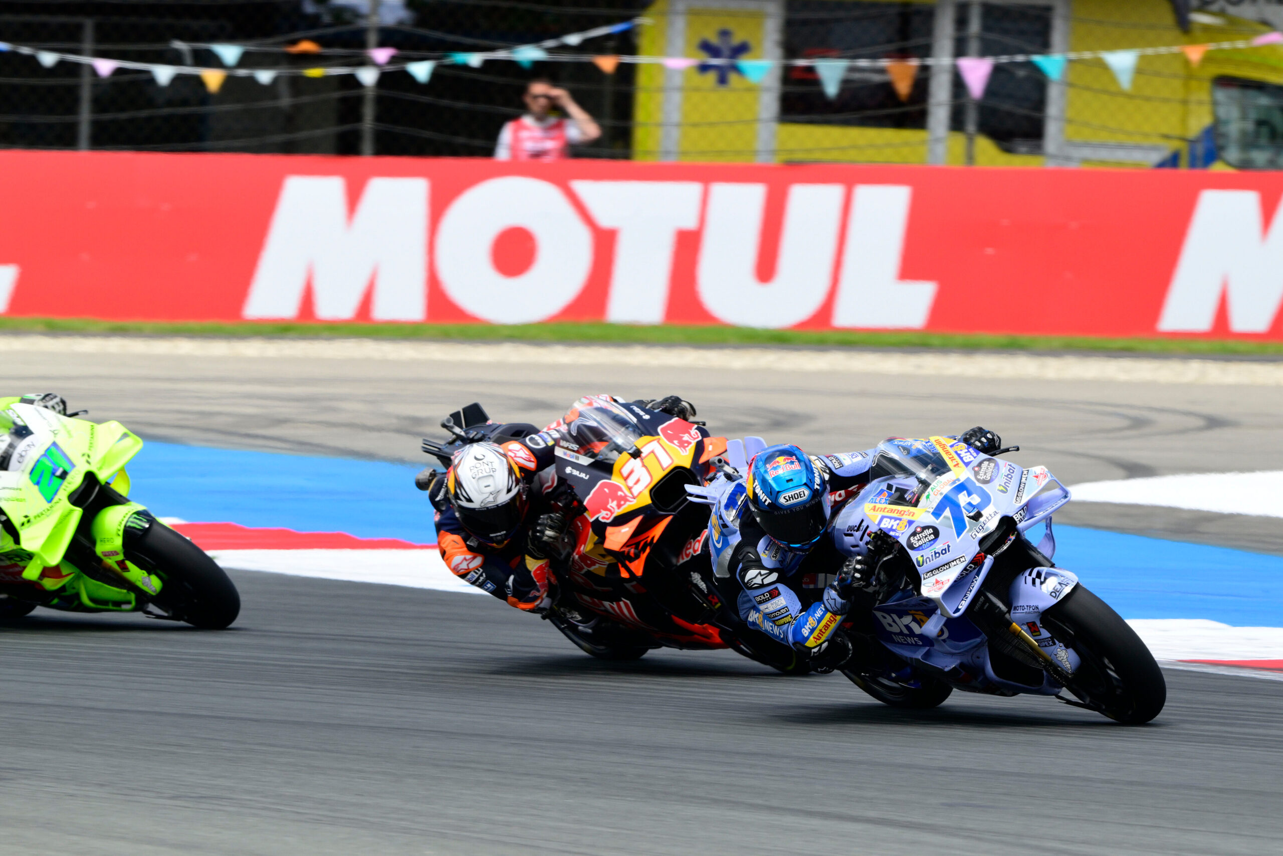 Alex Marquez n gara ad Assen durante il GP del 2025
