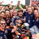 Pedro Acosta festeggia il podio nella Sprint di Brno 2025