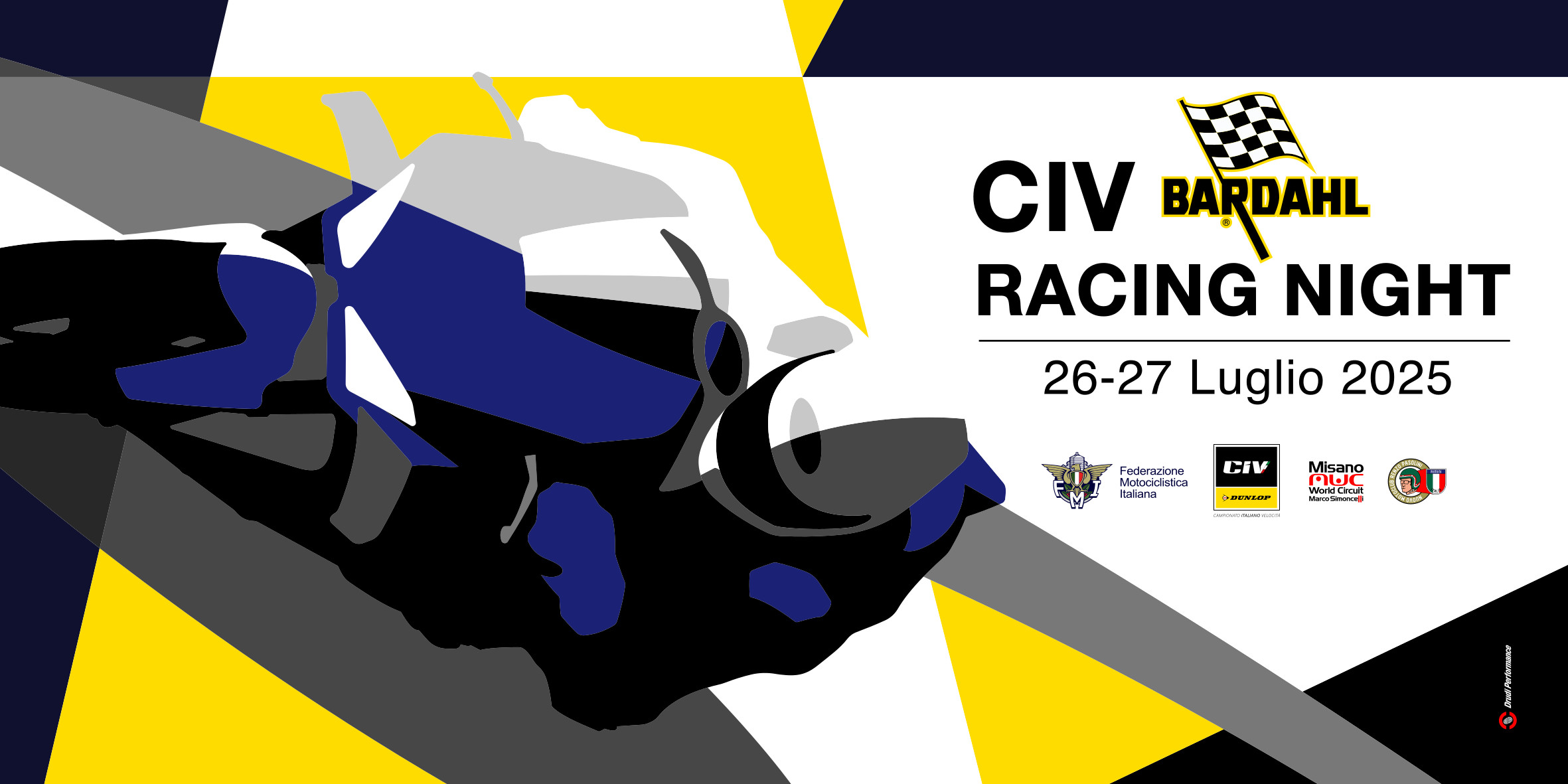 La locandina della Racing Night 2025