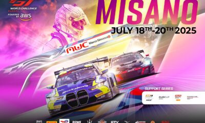 Il poster del GTWCE 2025 Sprint Cup a Misano (© SRO)