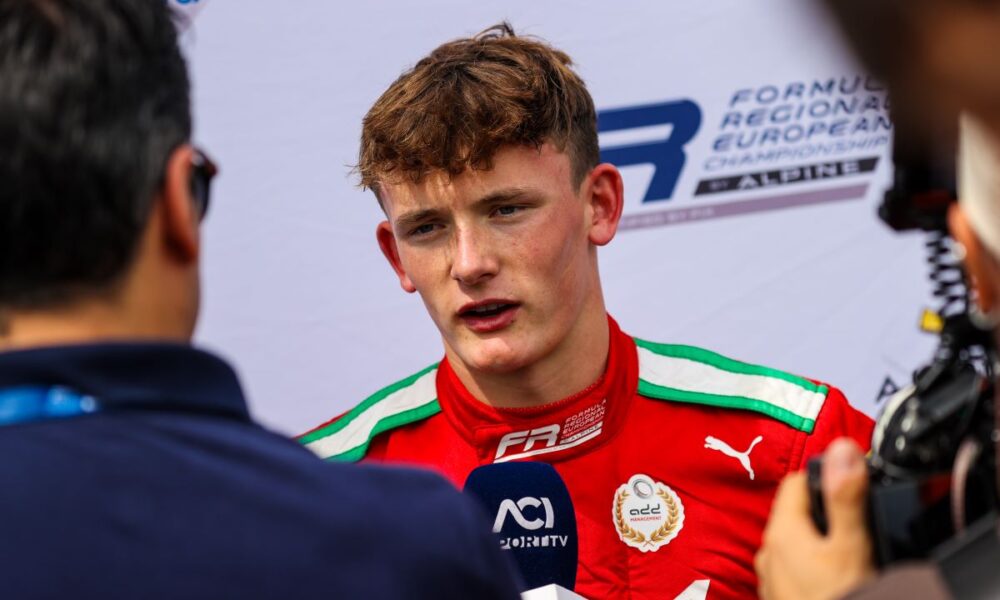 Freddie Slater, leader del campionato FRECA 2025