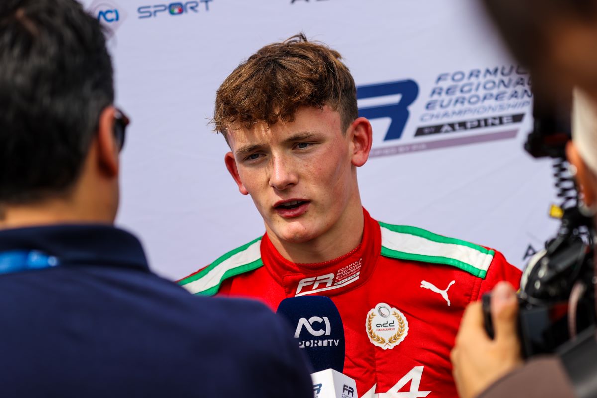 Freddie Slater, leader del campionato FRECA 2025