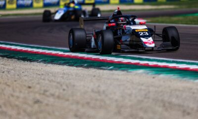 Enzo Deligny in pista a Imola