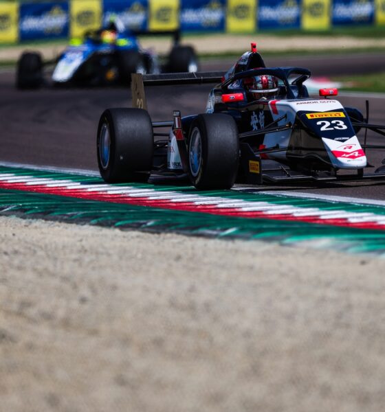 Enzo Deligny in pista a Imola