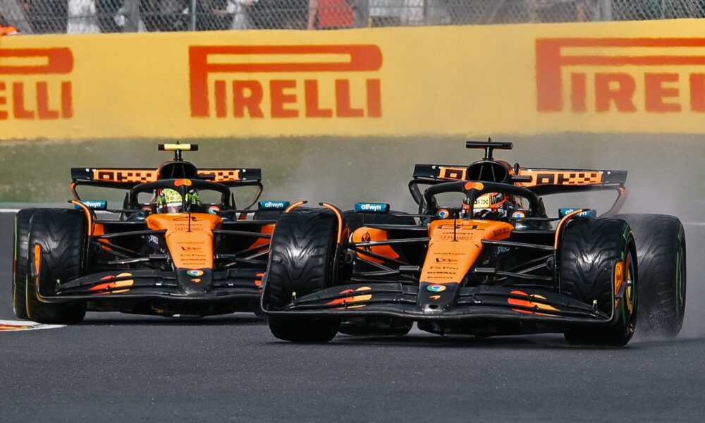 le due McLaren in azione a Spa 2025
