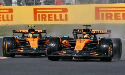 le due McLaren in azione a Spa 2025