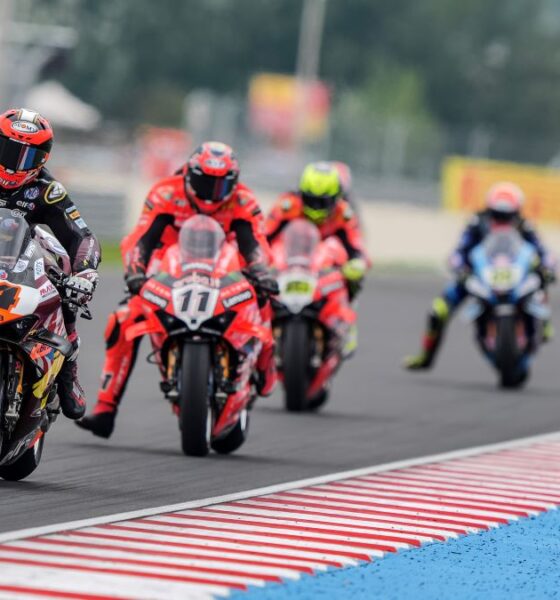 La WSBK in azione al Balaton Park nel 2025 (© WorldSBK)