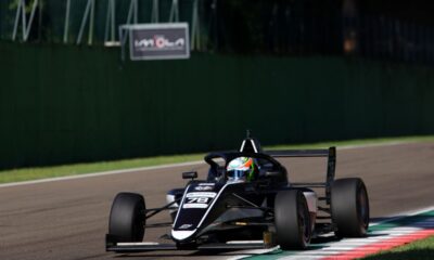 Gabriel Gomez vincitore di Gara 1 a Imola della F4 Italia
