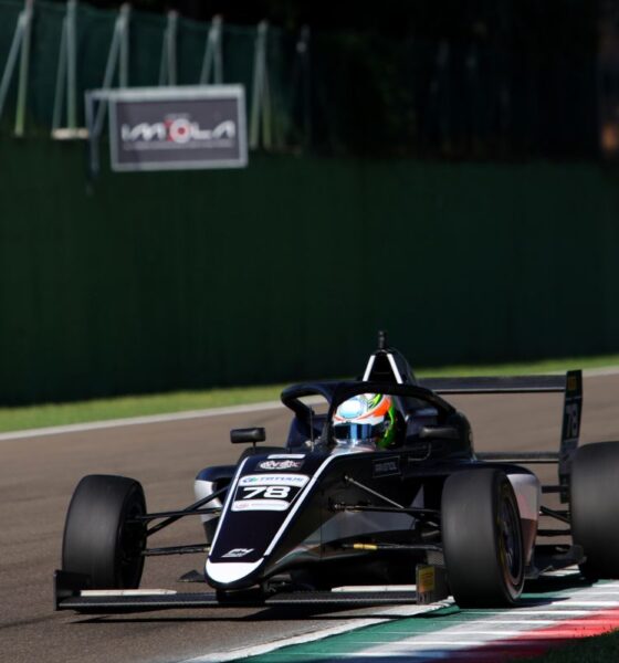 Gabriel Gomez vincitore di Gara 1 a Imola della F4 Italia