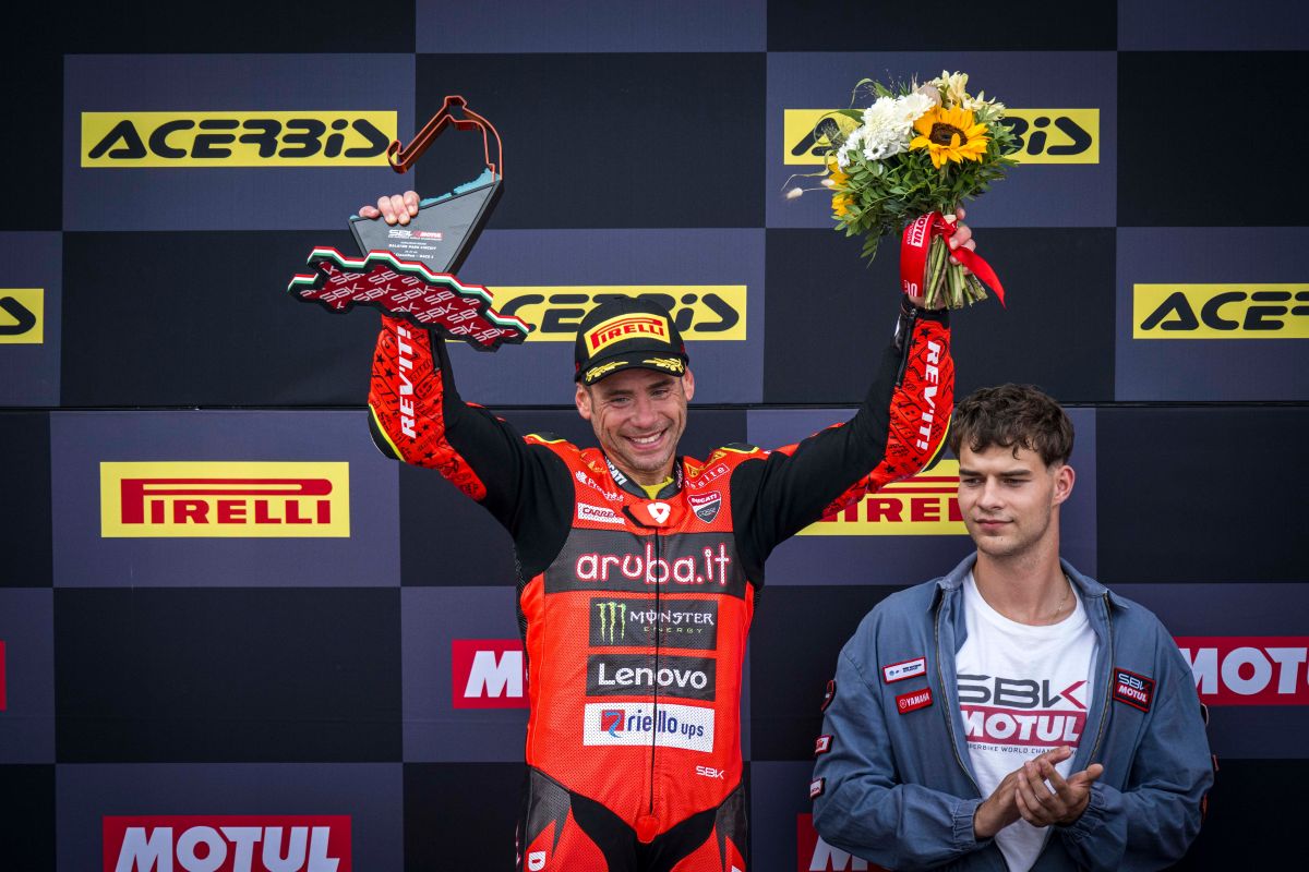 Alvaro Bautista, pilota Aruba Racing in SBK (© Ducati)