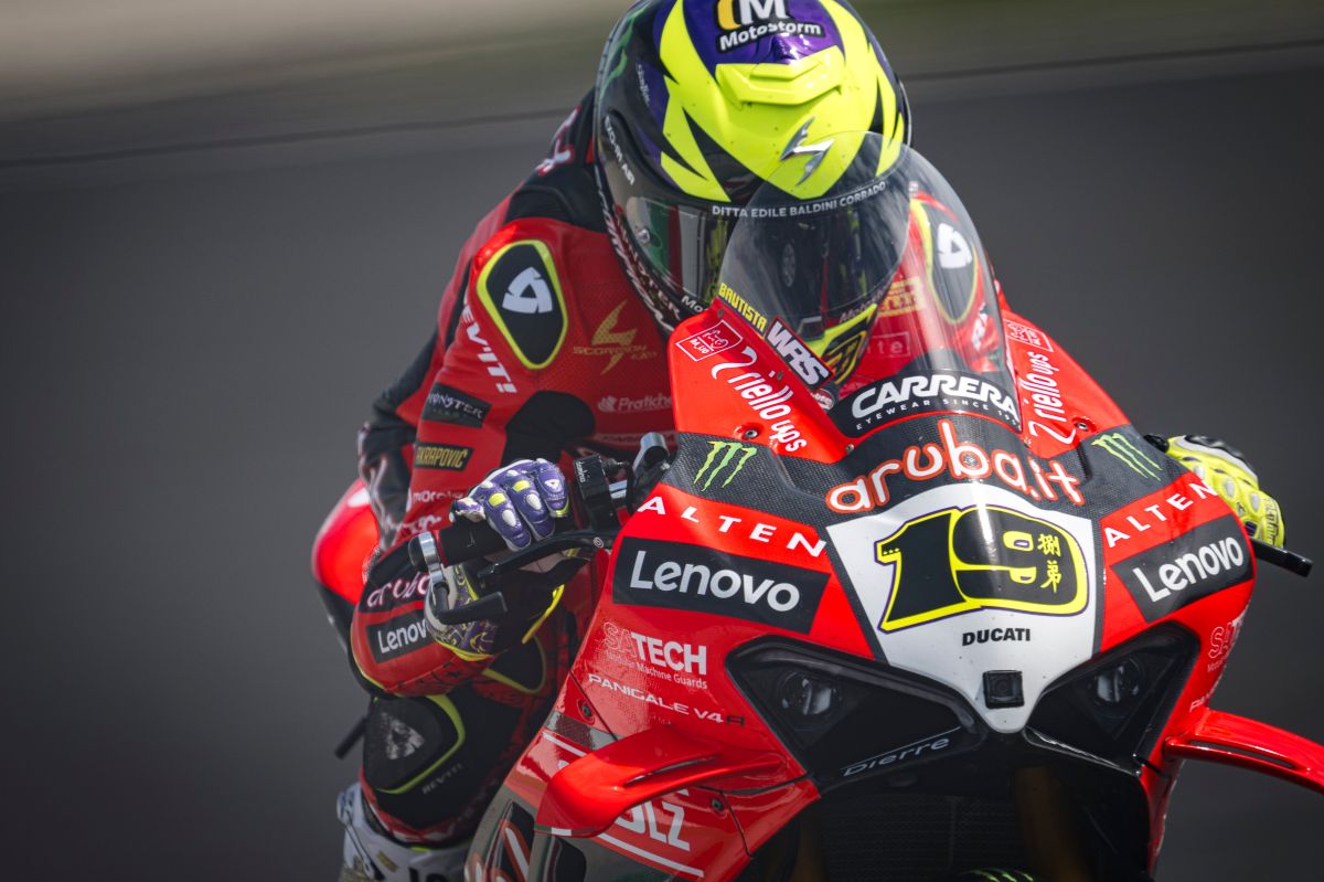 Alvaro Bautista, pilota Aruba Racing in SBK (© Ducati)