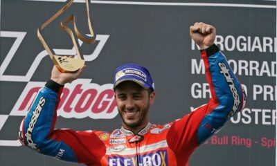 Andrea Dovizioso, vincitore del GP d'Austria 2017