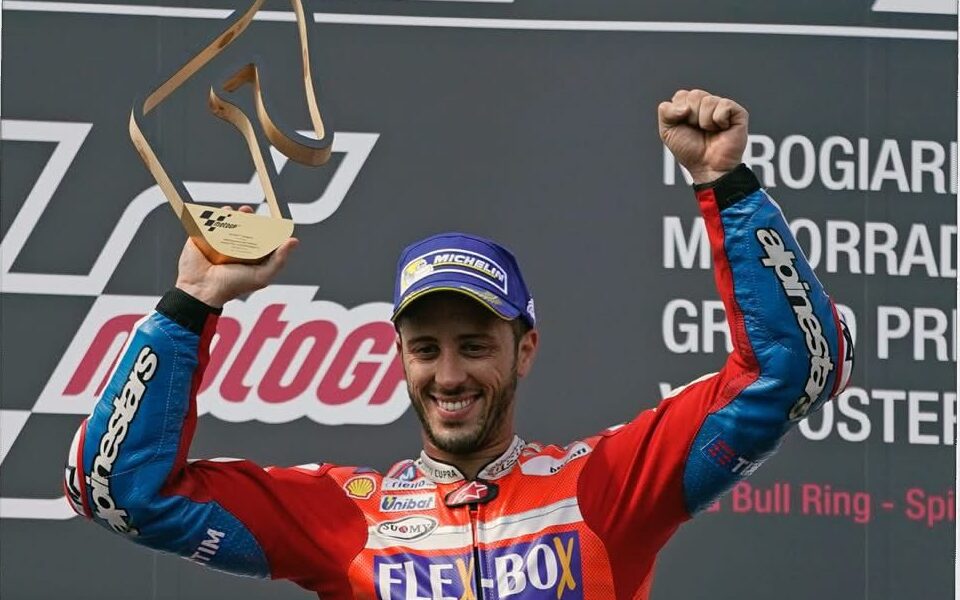 Andrea Dovizioso, vincitore del GP d'Austria 2017