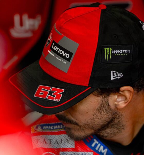 Francesco Bagnaia nei box di Balaton