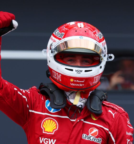 Charles Leclerc, autore della pole position nel GP d'Ungheria 2025