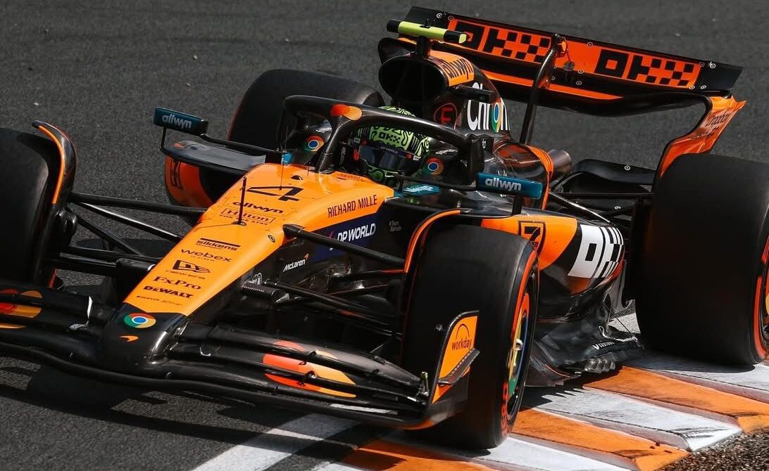 Lando Norris davanti a tutti nelle prove libere a Zandvoort