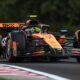 Lando Norris davanti nelle libere in Ungheria con la sua McLaren