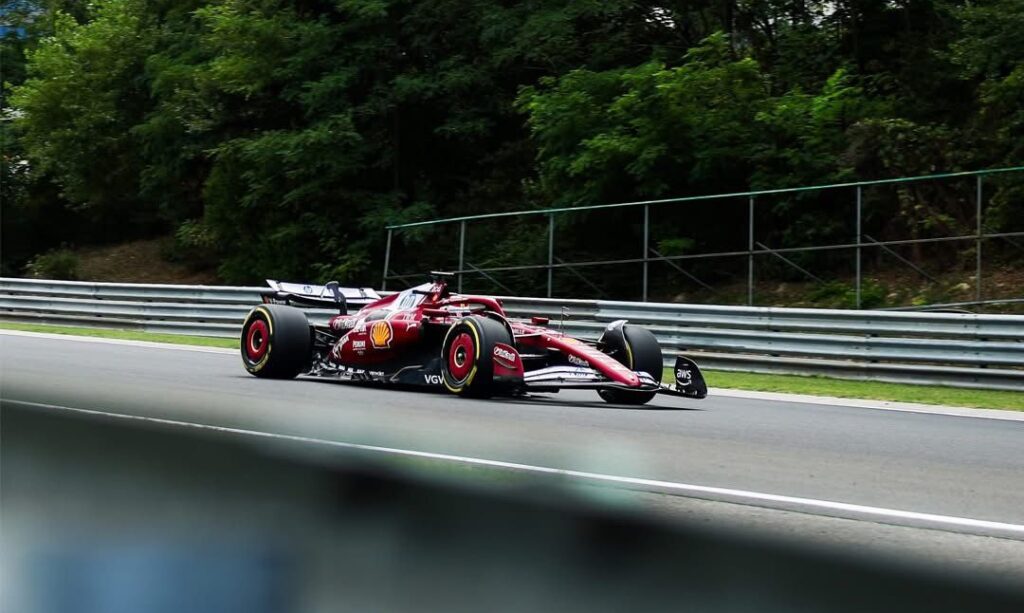 Leclerc in azione in Ungheria