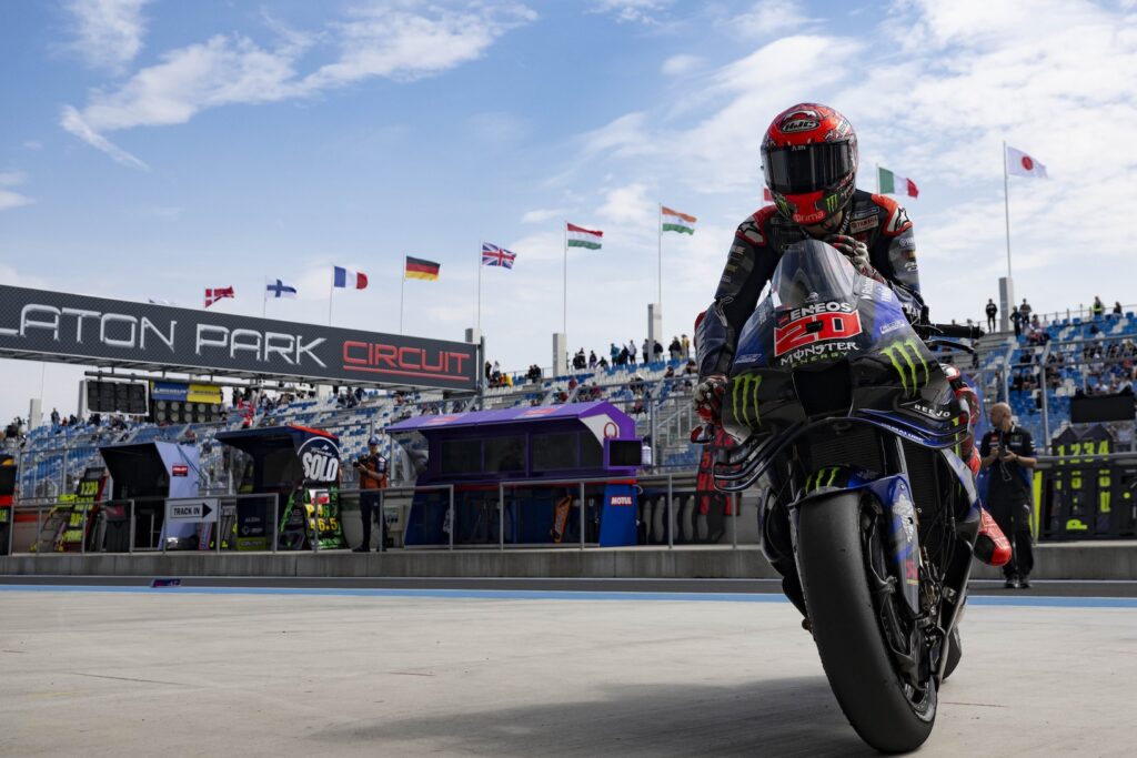 Fabio Quartararo al Balaton Park (© Yamaha)