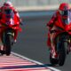 Marc Marquez e Michele Pirro in pista a Balaton