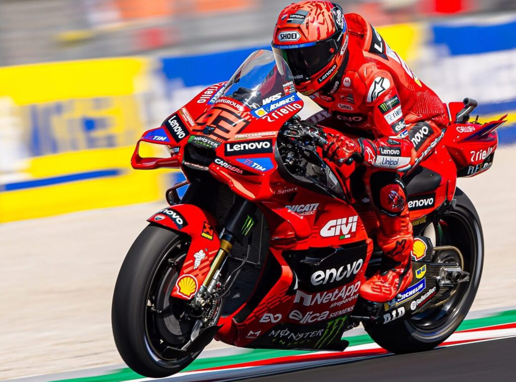 Marquez in azione in Ungheria
