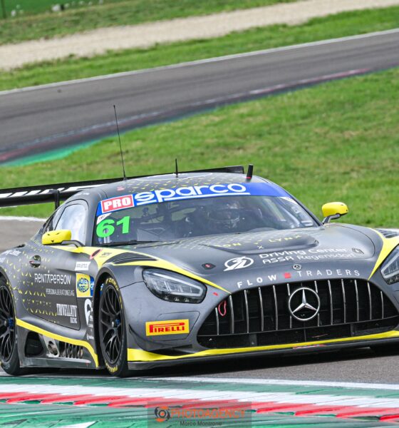 La #61 Mercedes-AMG Iron Lynx vincitrice a Imola