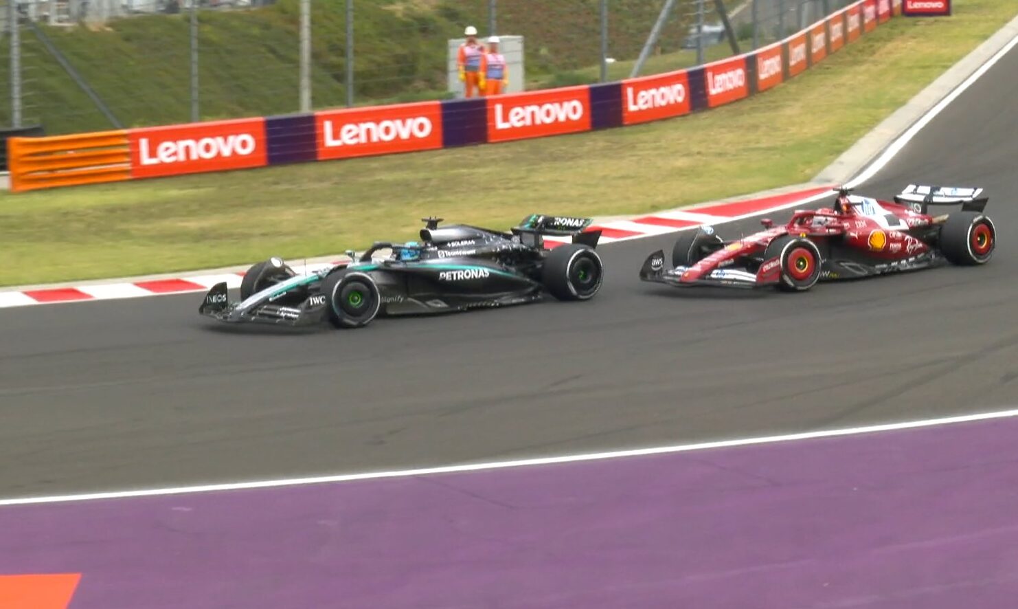 russell leclerc gp ungheria