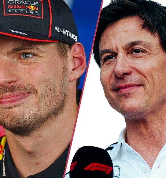 Max Verstappen e Toto Wolff (© Red Bull Content Pool - Mercedes-AMG F1)