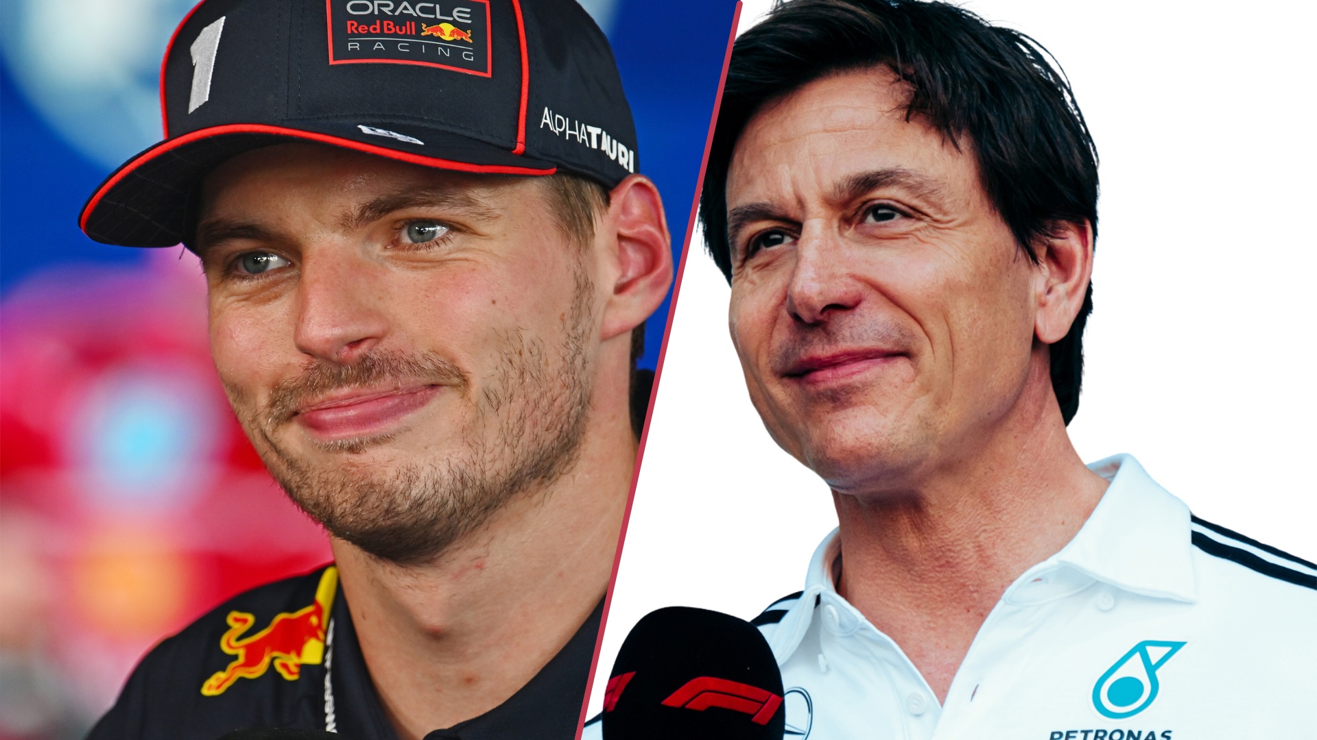 Max Verstappen e Toto Wolff (© Red Bull Content Pool - Mercedes-AMG F1)