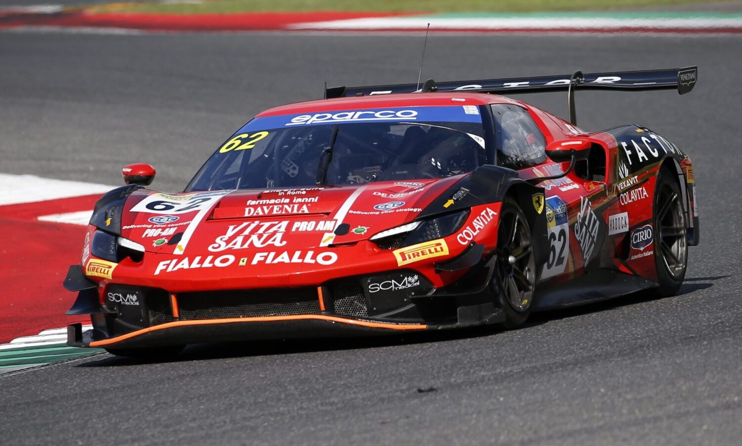 ferrari #62 qualifiche gt italiano endurance mugello