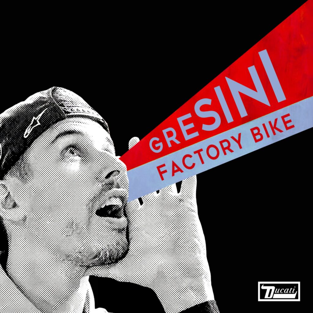 La grafica celebrativa dell'accordo (© Gresini Racing)