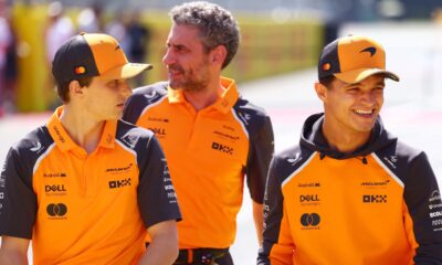 Piastri, Stella e Norris (© Formula 1)