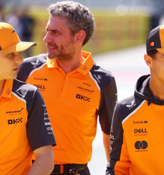 Piastri, Stella e Norris (© Formula 1)