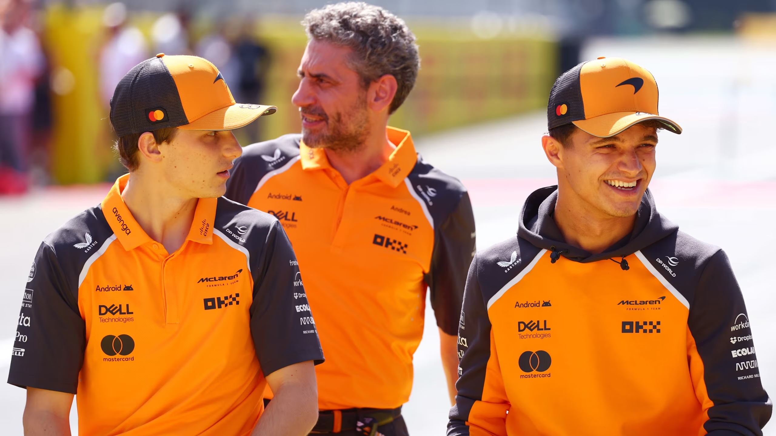 Piastri, Stella e Norris (© Formula 1)