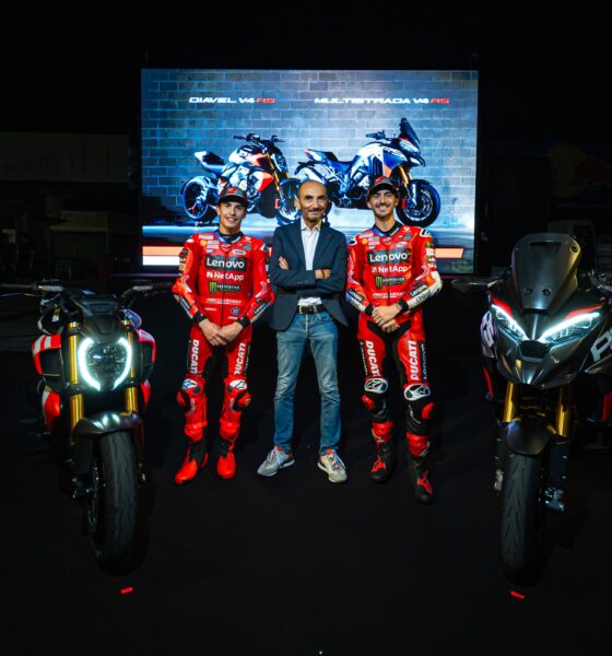 La presentazione delle Ducati Diavel e Multistrada V4 RS a Misano (© Ducati)