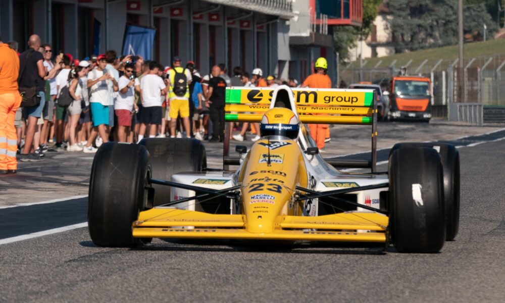 La Minardi M189 in una passata edizione del Minardi Day (© FB Historic Minardi Day)