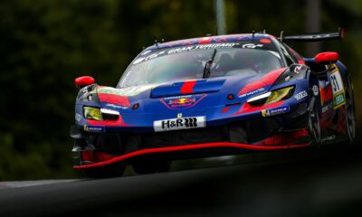 La Ferrari 296 GT3 di Max Verstappen e Chris Lulham
