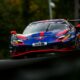La Ferrari 296 GT3 di Max Verstappen e Chris Lulham