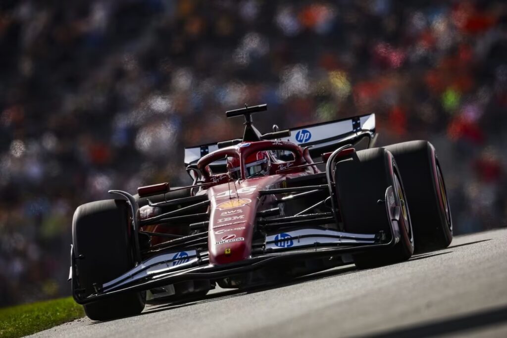 Charles Leclerc durante il GP d'Olanda (© Ferrari)