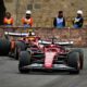 Le due Ferrari durante il GP Azerbaijan 2025 (© Ferrari)
