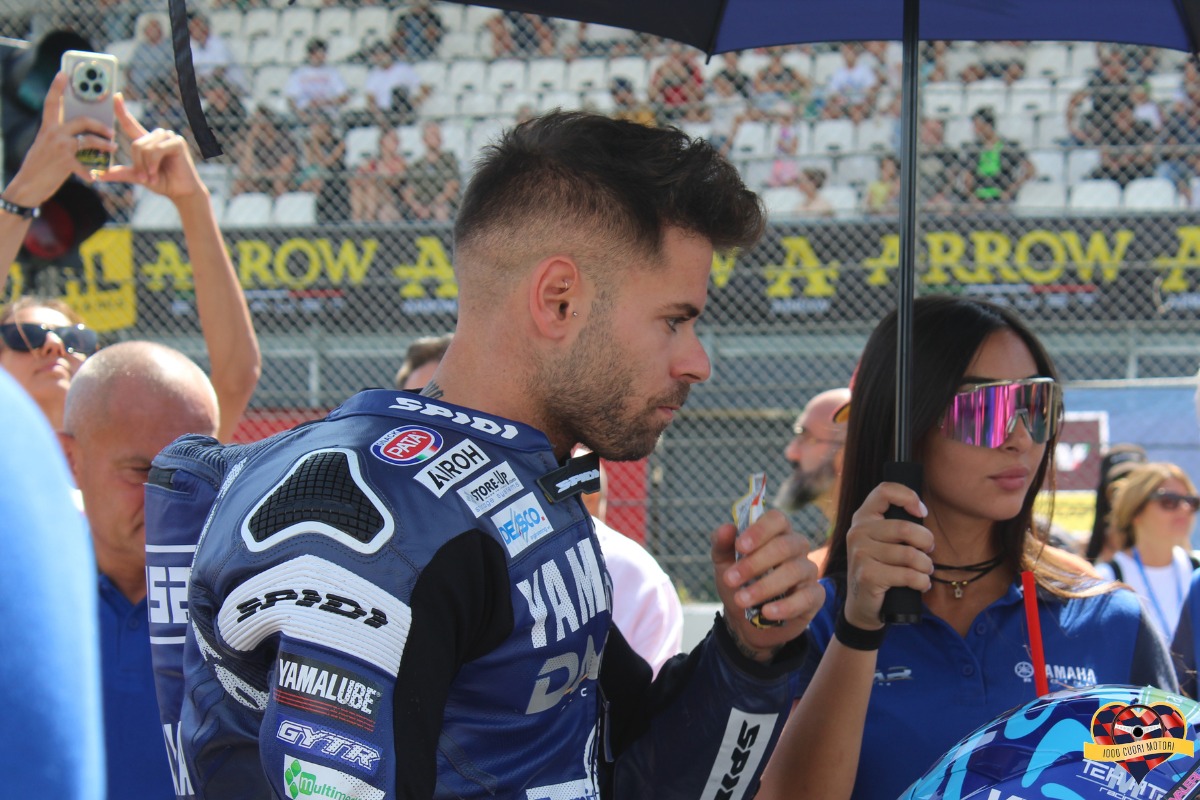 Alessandro Delbianco in griglia a Imola