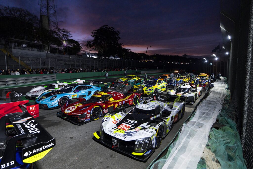 Hypercar e LMGT3 in parco chiuso a Interlagos (© DPPI / FIA WEC)